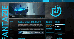 Desktop Screenshot of festivalfantazie.cz
